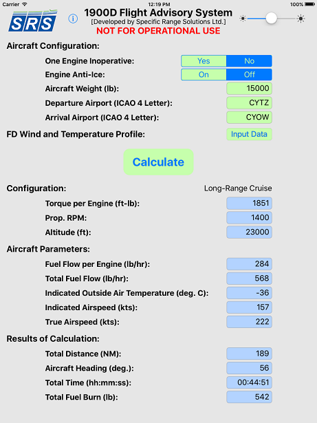 A320 Landing Speed Chart